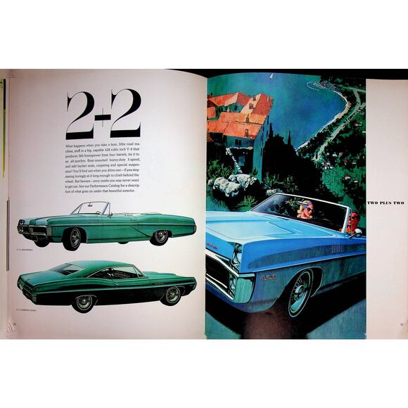 Orig 1967 Pontiac Line Up Brochure GTO 2-2 Le Mans Tempest Grand Prix Bonneville - Picture 11 of 16